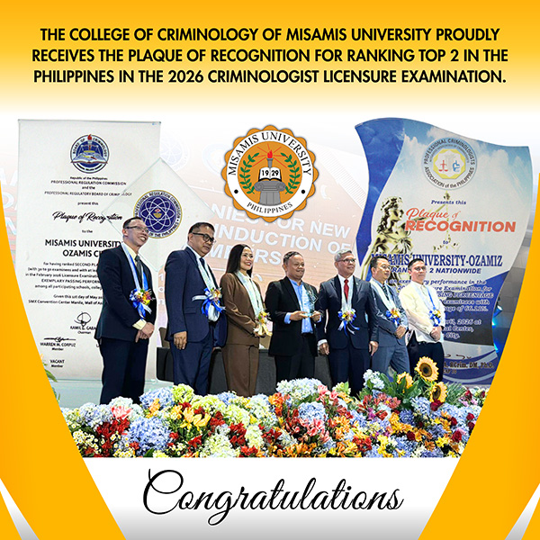 Congratulations, College of Criminology!