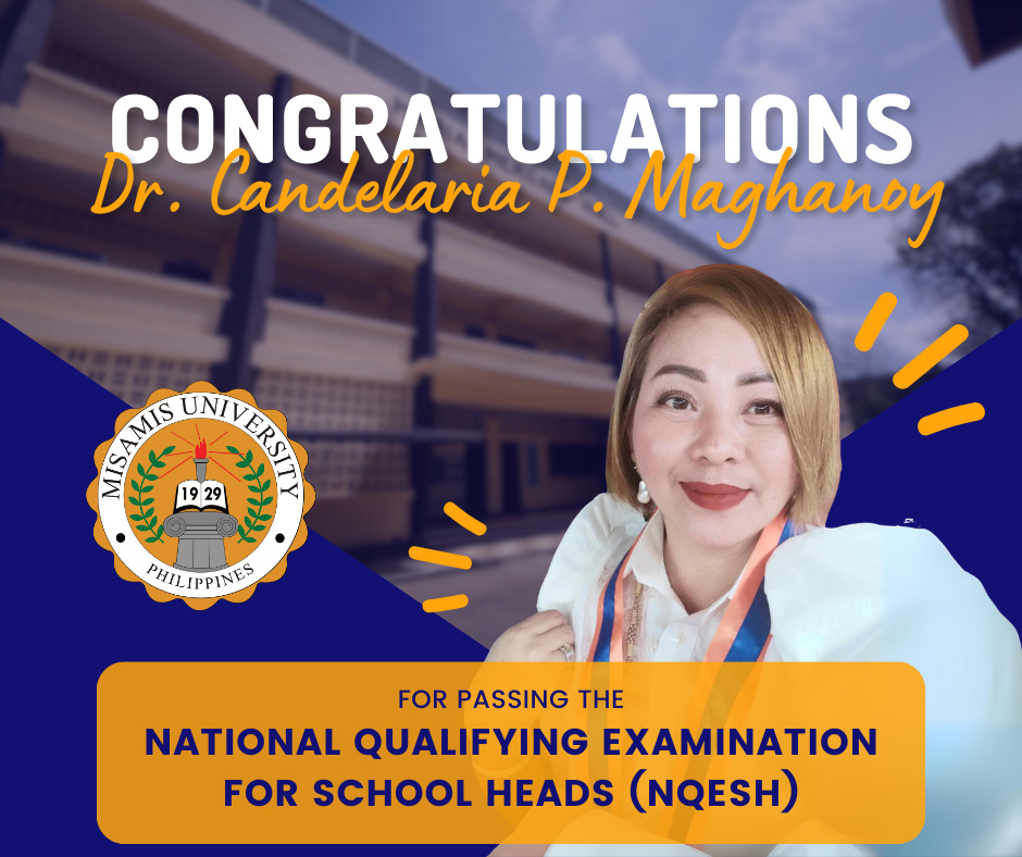 Dr. Candelaria Piamonte Maghanoy Passes May 2024 National Qualifying Examination for School Heads (NQESH) Ozamiz City, Misamis Occidental