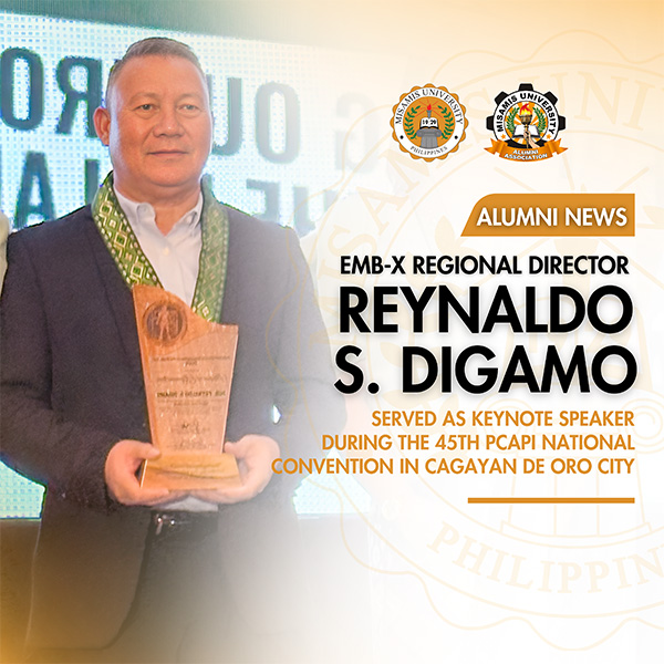 EMB-X Regional Director Reynaldo S. Digamo Served as Keynote Speaker During the 45th PCAPI National Convention in Cagayan de Oro City