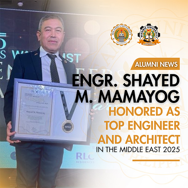 Engr. Shayed M. Mamayog Honored as Top Engineer and Architect in the Middle East 2025