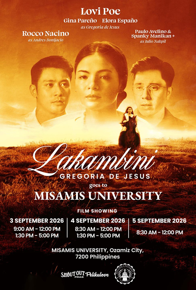 LAKAMBINI: GREGORIA DE JESUS GOES TO MISAMIS UNIVERSITY!