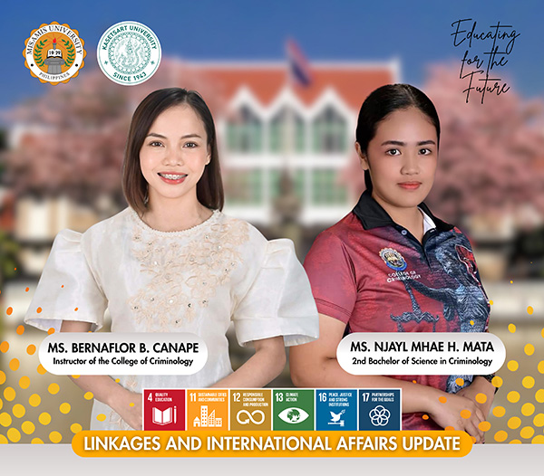 Misamis University Delegates to International Summer School in Thailand