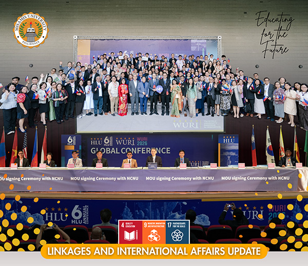 Misamis University Demonstrates Active Global Engagements