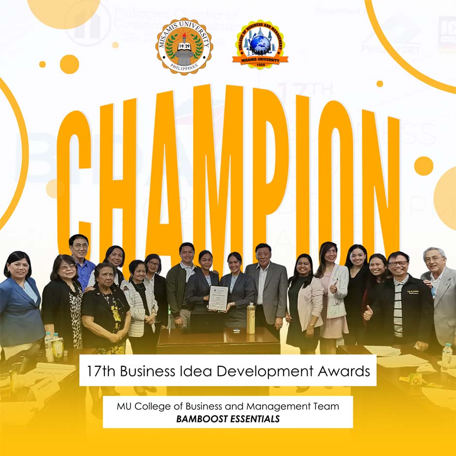 Misamis University Tops 17th Business Idea Development Awards Among 70 Universities