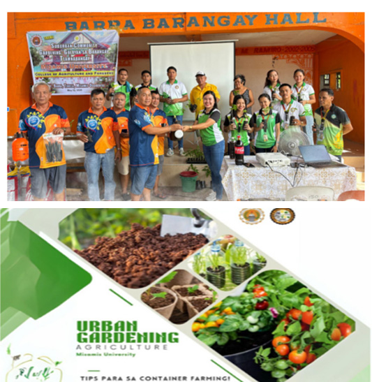Misamis University Promotes Sustainable Agriculture in Selected Communities in Misamis Occidental
