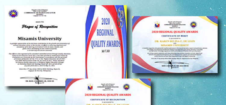 Misamis University Receives Regional Quality Awards