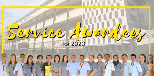 Misamis University Service Awardees 2020