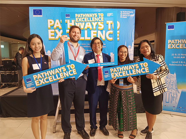 Misamis University Strengthens Internationalization Efforts through European Higher Education Fair 2024