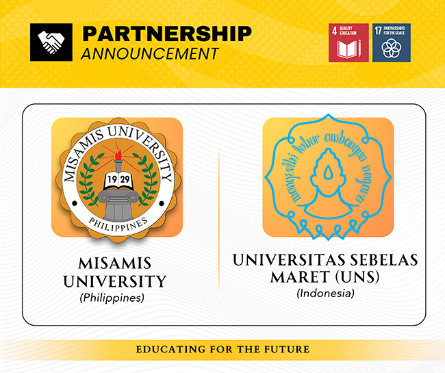 Misamis University and Universitas Sebelas Maret, Indonesia, Forge Partnership to Strengthen International Collaborations