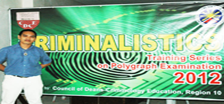 Misamis University hosted the province-wide SEMINAR-WORKSHOP ON POLYGRAPHY EXAMINATION and LIE DETECTION.