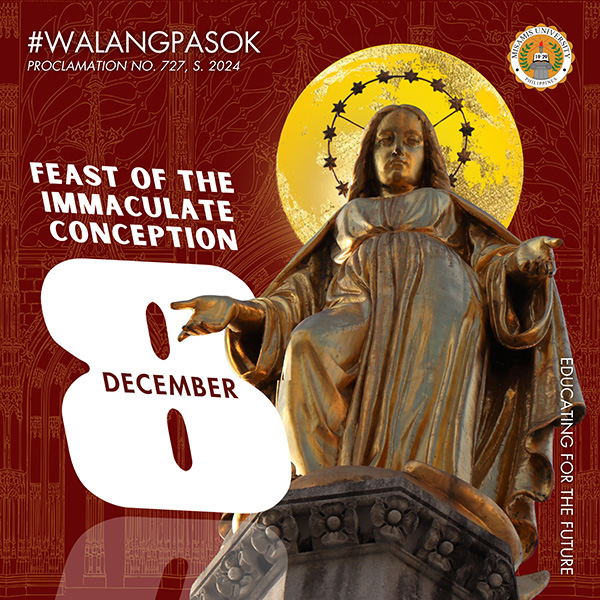 #Walang Pasok Feast of the Immaculate Conception