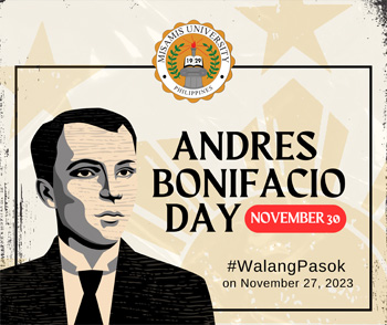 Walang Pasok on November 27, 2023 - Andres Bonifacio Day