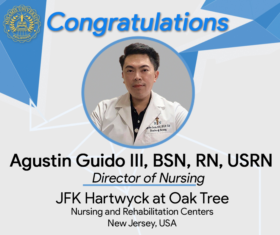 Alumnus from Batch 1995 Becomes Director of Nursing at New Jersey, USA