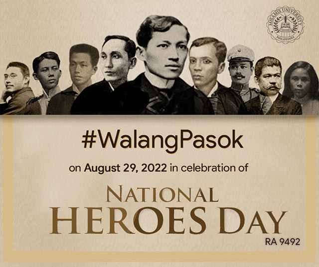 WalangPasok - National Heroes Day