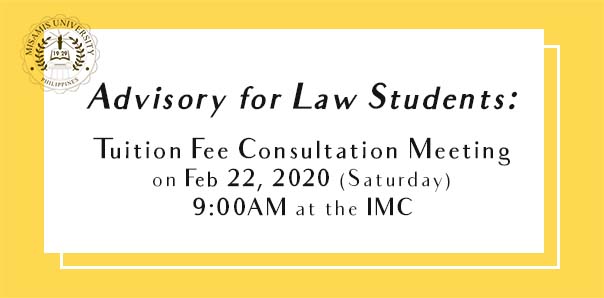 Advisory for Law Students: Tuition Fee Consultation Meeting