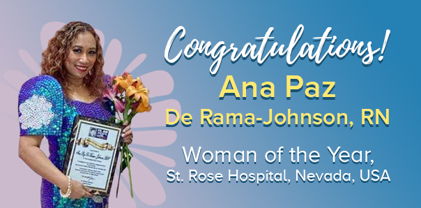 Congratulations Ana Paz De Rama - Johnson