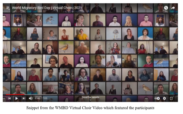 Melodious Voices from Misamis University joined the First World Migratory Bird Day 2021 Virtual Choir