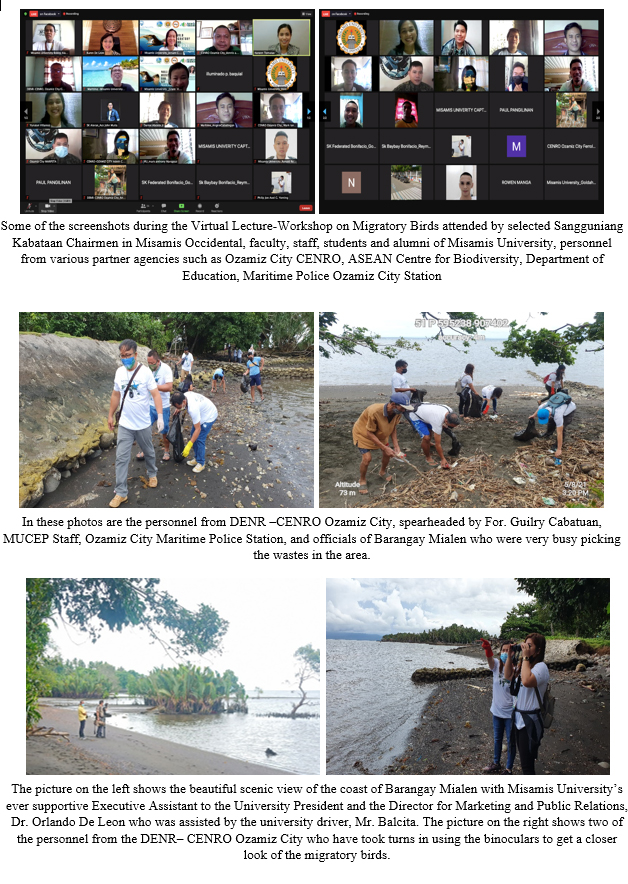 World Migratory Bird Day 2021 Series of Activities were Conducted by Misamis University and Partners