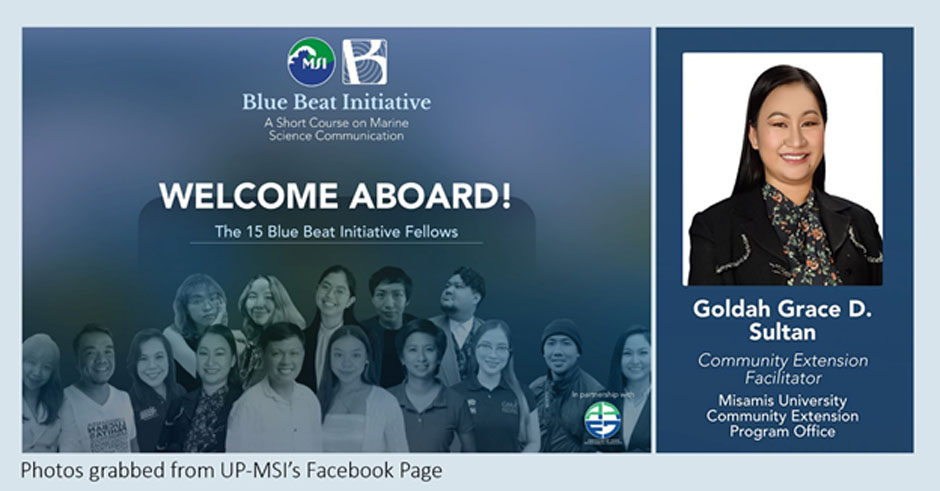MU Staff, One of the Chosen Fellows for UP-MSI’s Blue Beat Initiative (BBI)