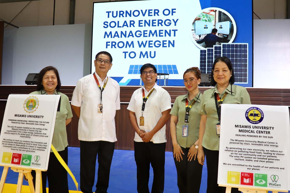 Photo Gallery: Turnover of solar energy management from WEGEN to MU