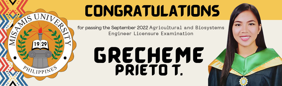 Grecheme Prieto agricultural engineering passer december 2022