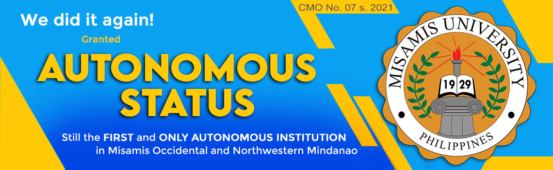 Misamis University Autonomous 2021