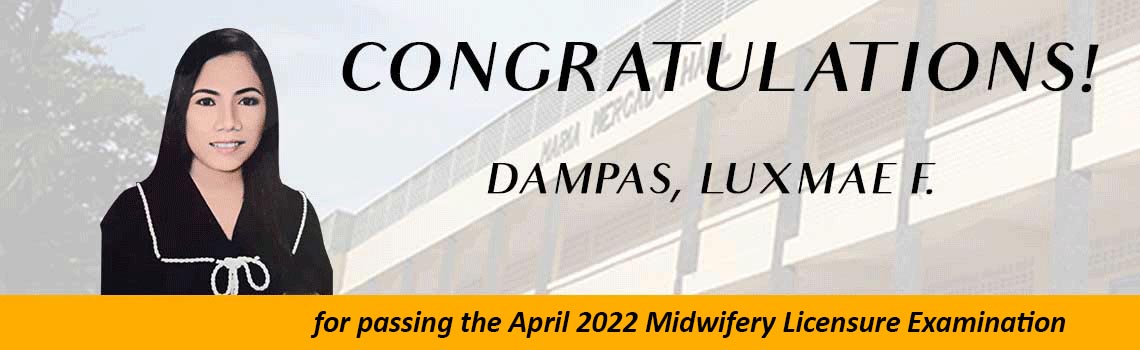 Luxmae Dampas - Midwifery Board passers April 2022