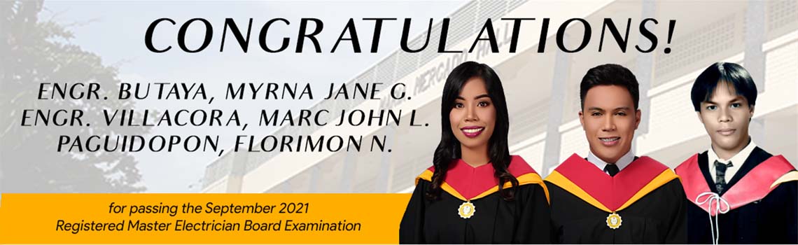 Master Electrician licensure examination passers 2021