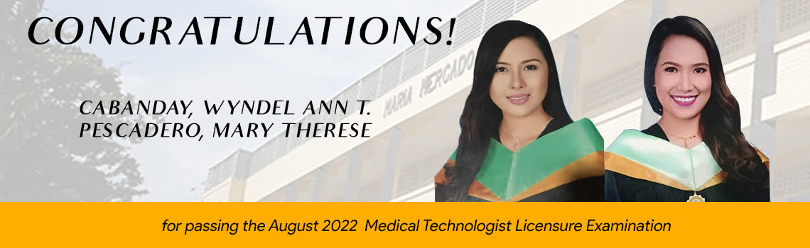 Cabanday, Weyndell Ann, Pescadero, Mary Therese - 2022 Medtech Licensure Examination Passers 