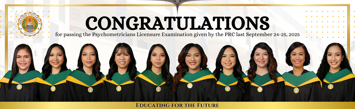 September 2025 Psychometrician board examination passers