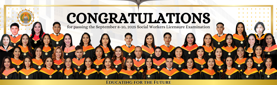 September 2025 Social work board examination passers